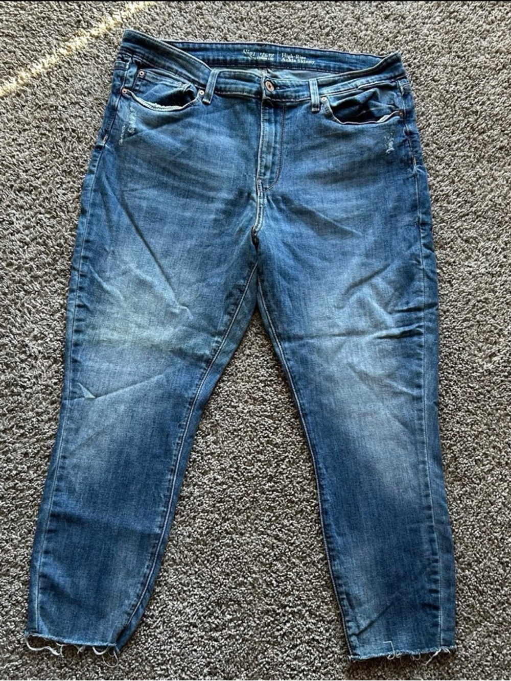 Signature by Levi Strauss Women's High-Rise Blue Denim Jeans